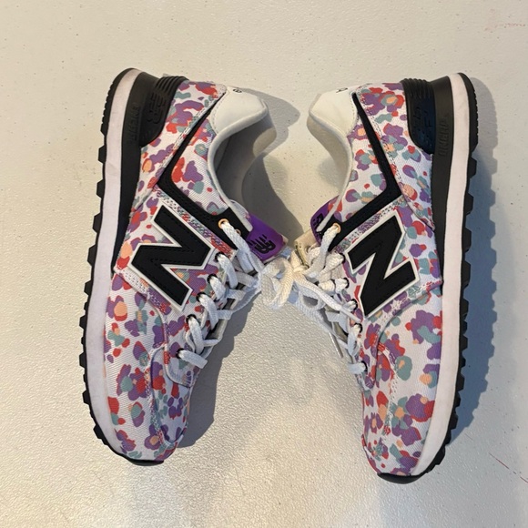 New Balance Womens 574 WL574WM2 Multicolor Casual Shoes Sneakers Size 8.5 B - Picture 3 of 6